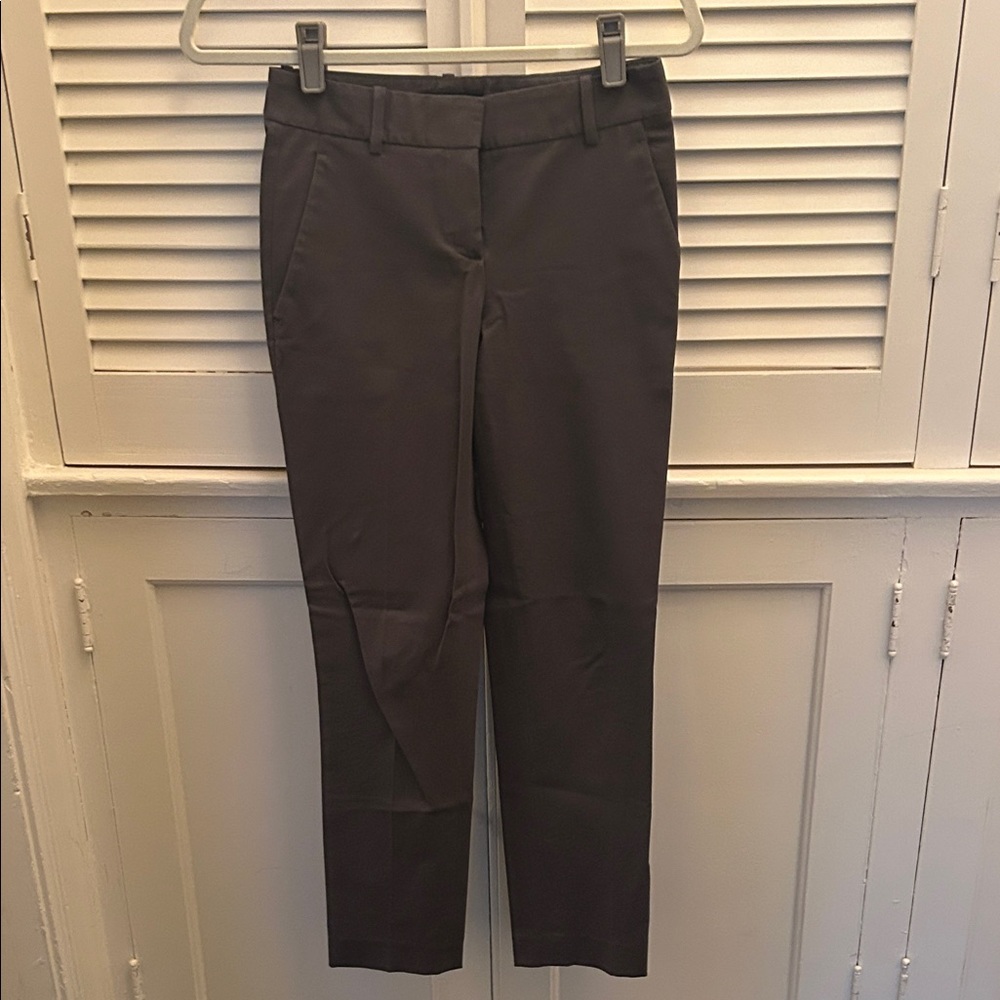 Theory Charcoal Cropped Pants